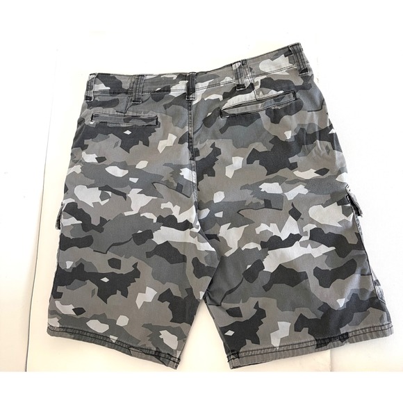 Camo Cargo Utility Shorts Gorpcore Y2K Tactical Military Relaxed Fit Mens 36 - Picture 2 of 11
